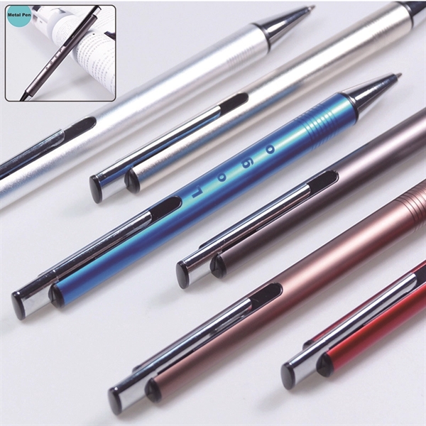Metal Roller Pen Roller Ballpoint Pen Packing Gift Pen - Image 1