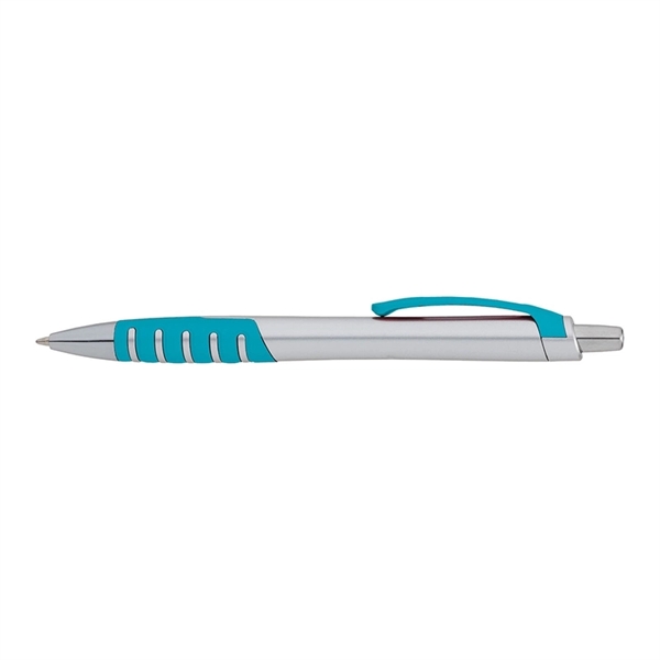 Apex Silver Plunge-Action Ballpoint Pen - Image 13