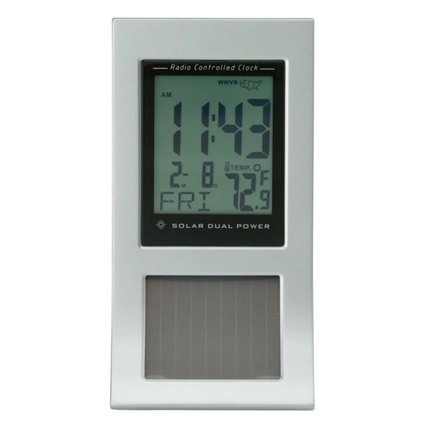 Sol Solar Radio Controlled LED Desk Clock - Image 2
