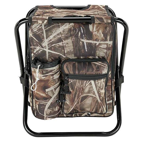 Greenwood 24-Can Camo Cooler Chair - Image 7