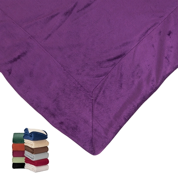 Brookline Micro Mink Sherpa Blanket - Image 10