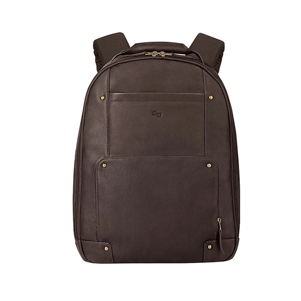Solo® Reade Leather Backpack - Image 2