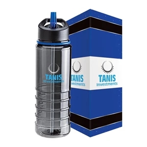 Perseo 25 oz. Tritan™ Water Bottle & Packaging