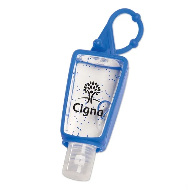 Hand Sanitizer with Sleeve and Silicone Lanyard 1 oz scented - Image 2