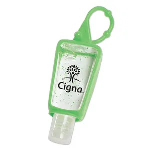 Hand Sanitizer with Sleeve and Silicone Lanyard 1 oz scented