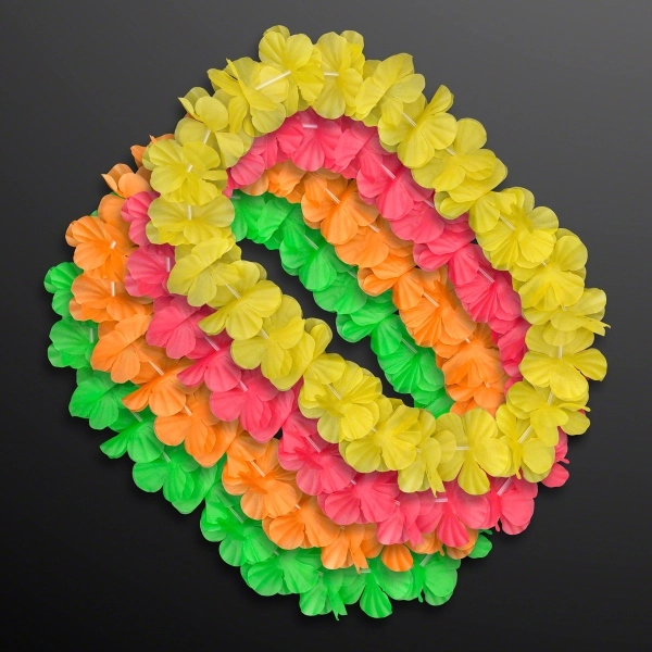 Flower Lei Necklace (Non-Light Up) - Image 1