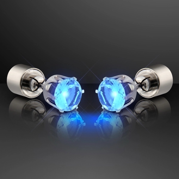 LED Faux Diamond Pierced Earrings - Image 4