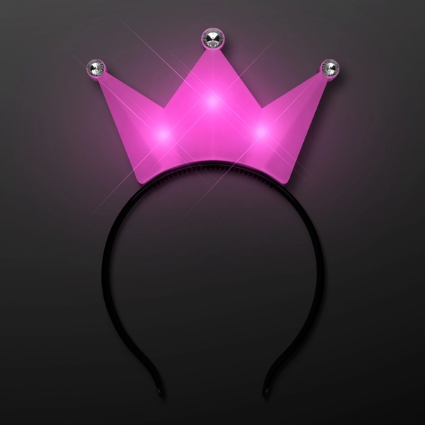 LED Crown Tiara Headbands, Princess Party Favors - Image 3