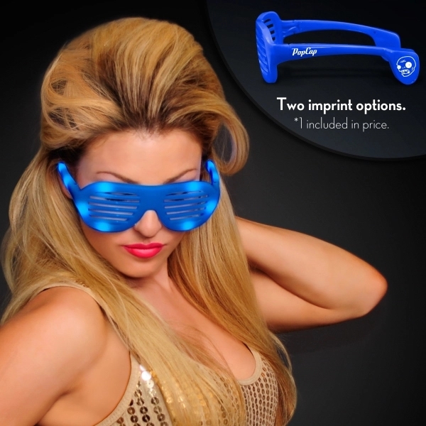 Promotional light up slotted sunglasses - Image 8