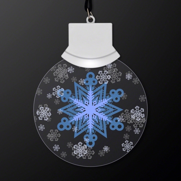 LED Animated Snowflake Necklace - Image 3