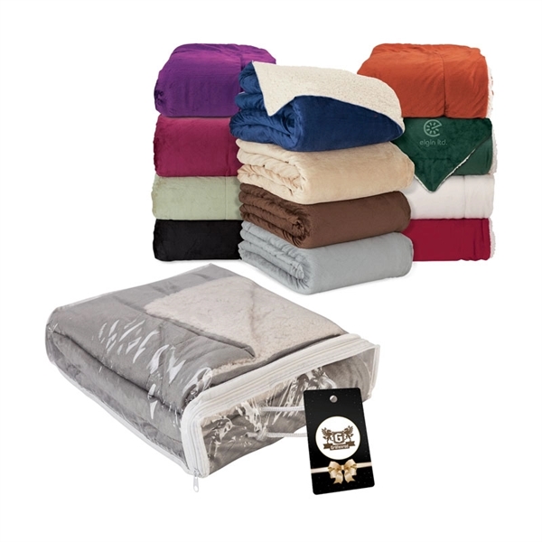 Fairwood Oversize Sherpa Blanket & Hangtag - Image 1