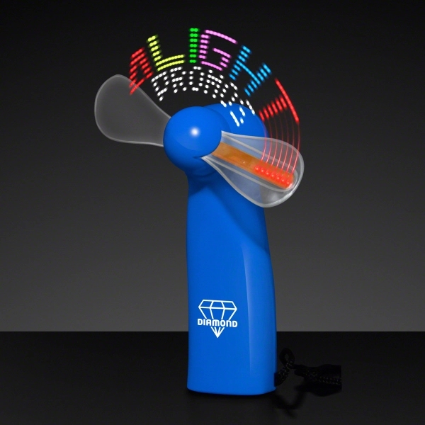 Logo Light Message Fan with 24 LEDs, 60 day overseas  - Image 2