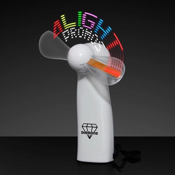 Logo Light Message Fan with 24 LEDs, 60 day overseas  - Image 6