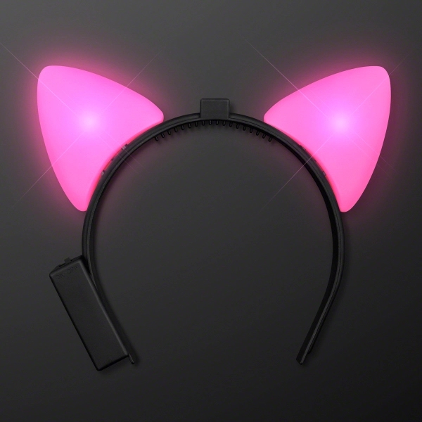 Blinking LED Cat Ears Headband - Image 3