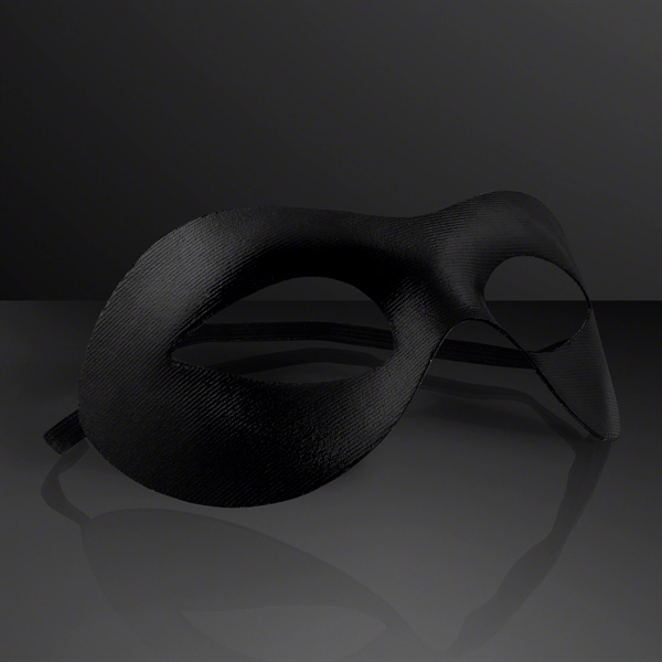 Black Classic Superhero Mask (NON-Light Up) - Image 2