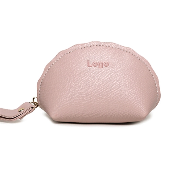 Coin Change Purse Wallet with Key Ring Leather - Image 6