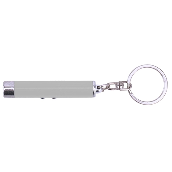 Dual Function Laser Pointer and LED Flashlight Keychain - Image 8