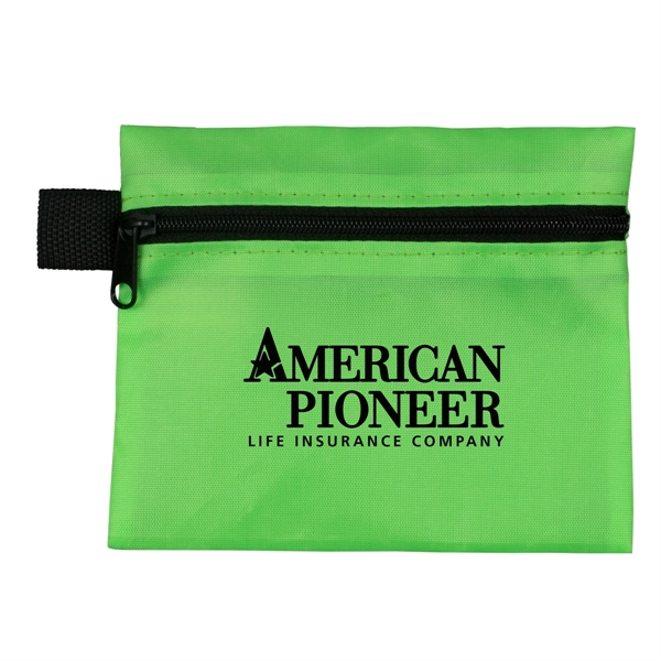 7 Piece Take-A-Long First Aid Kit in Polyester Zipper Pouch - Image 7