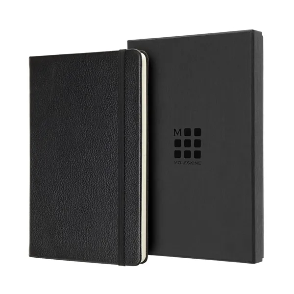 Moleskine® Leather Ruled Large Notebook - Image 2
