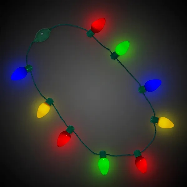Christmas Bulb LED Necklace - Image 3