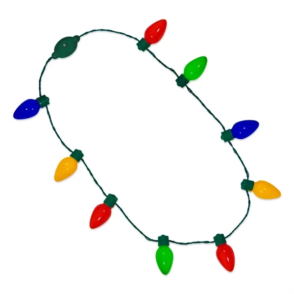 Christmas Bulb LED Necklace - Image 4