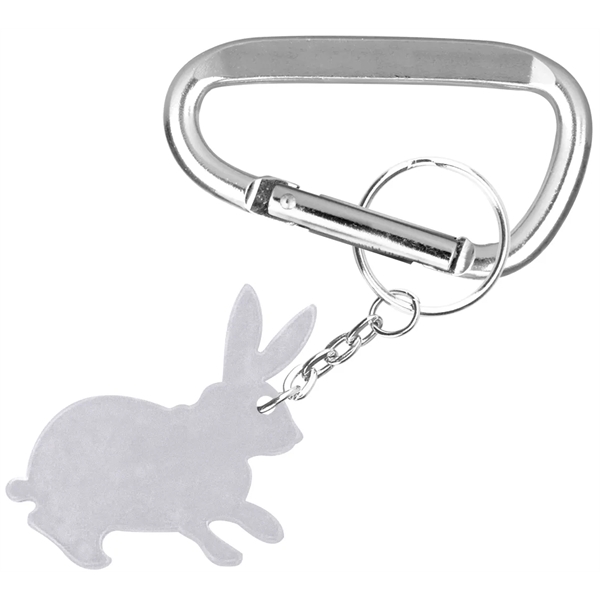 Rabbit Shape Bottle Opener with Key Chain & Carabiner - Image 6