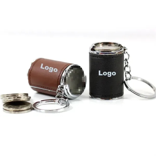 Metal Money Box with Key Chain Penny Bank - Image 2