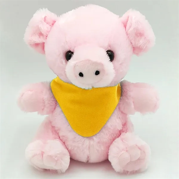 9" Plush Buddies Stuffed Pig - Image 4