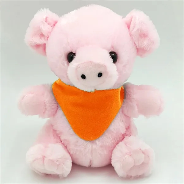 9" Plush Buddies Stuffed Pig - Image 5