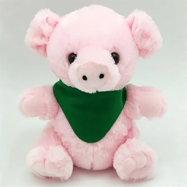 9" Plush Buddies Stuffed Pig - Image 6