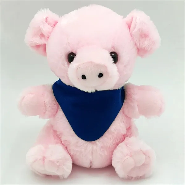 9" Plush Buddies Stuffed Pig - Image 7