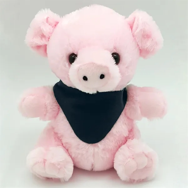 9" Plush Buddies Stuffed Pig - Image 8