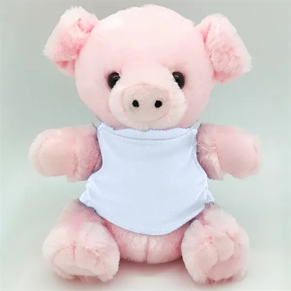 9" Plush Buddies Stuffed Pig - Image 9