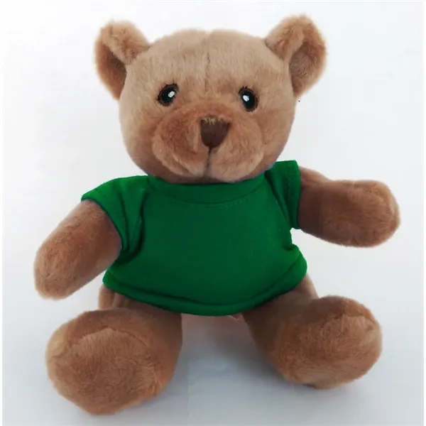 6" Beanie Brown Bear with Embroidered Eyes - Image 14