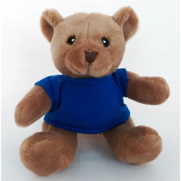 6" Beanie Brown Bear with Embroidered Eyes - Image 16
