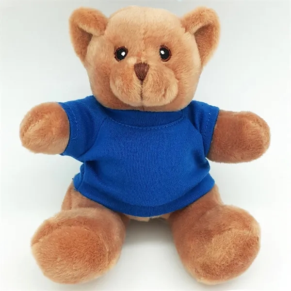 6" Beanie Brown Bear with Embroidered Eyes - Image 17