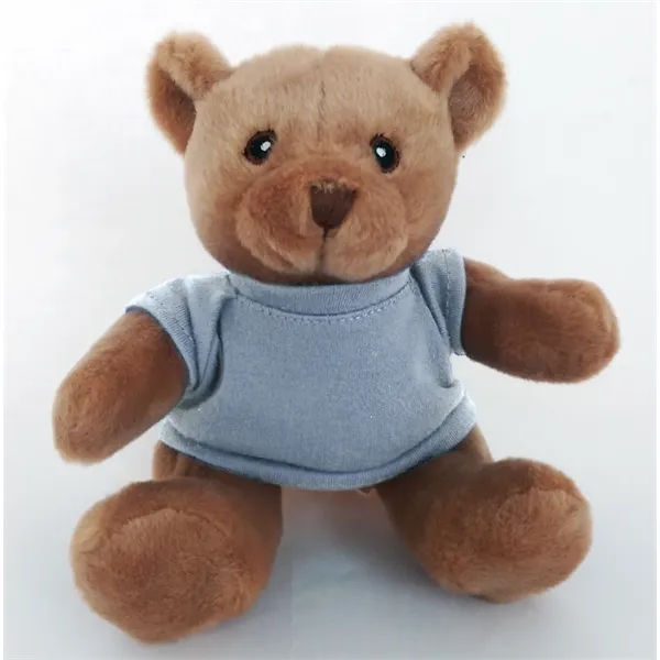 6" Beanie Brown Bear with Embroidered Eyes - Image 18