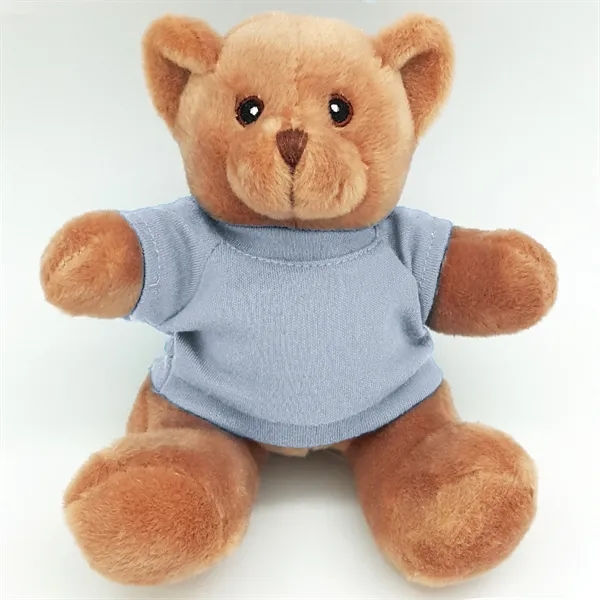 6" Beanie Brown Bear with Embroidered Eyes - Image 19