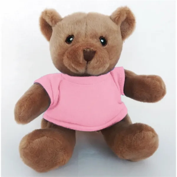 6" Beanie Brown Bear with Embroidered Eyes - Image 22