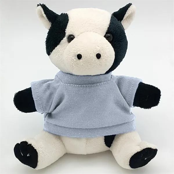 6" Beanie Cow with Embroidered Eyes - Image 14