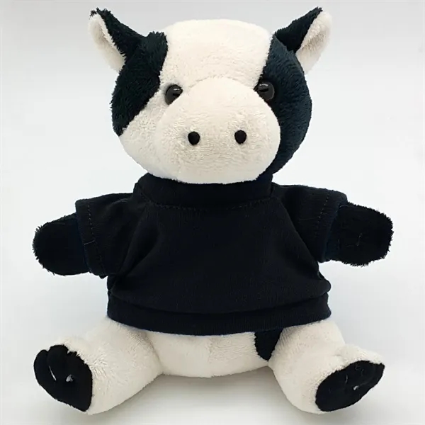 6" Beanie Cow with Embroidered Eyes - Image 15