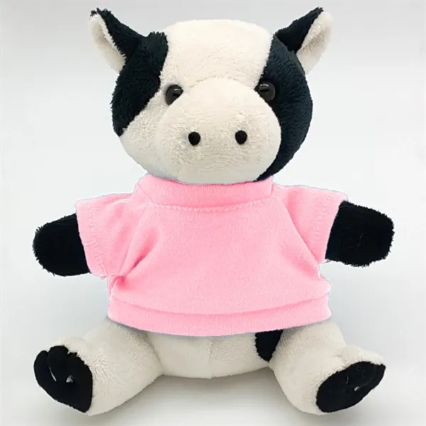 6" Beanie Cow with Embroidered Eyes - Image 16