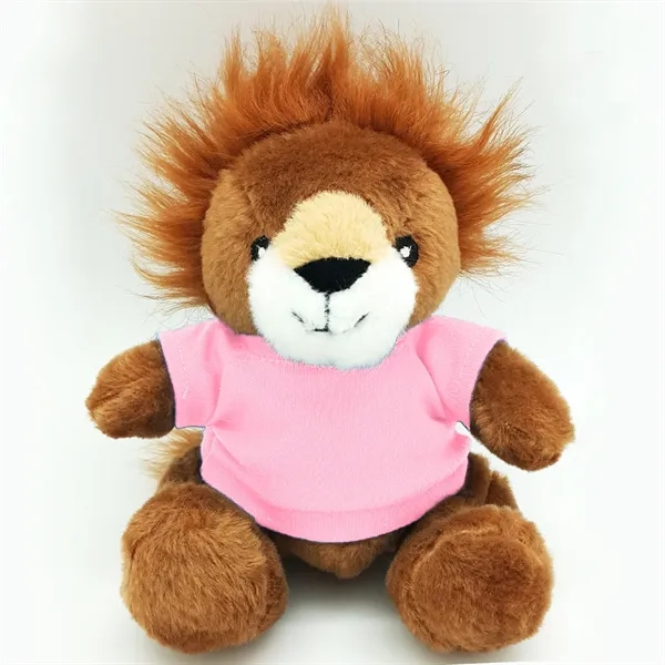 6" Beanie Lion with Embroidered Eyes - Image 16