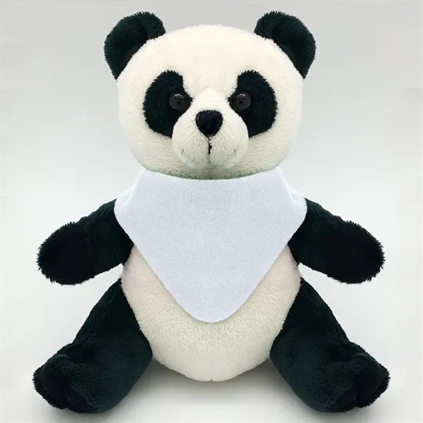 6" Beanie Panda with Embroidered Eyes - Image 2