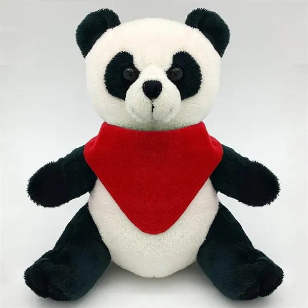 6" Beanie Panda with Embroidered Eyes - Image 3