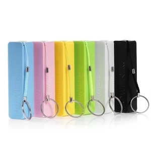 Durable plastic rechargeable Power Bank with 2,600mAh
