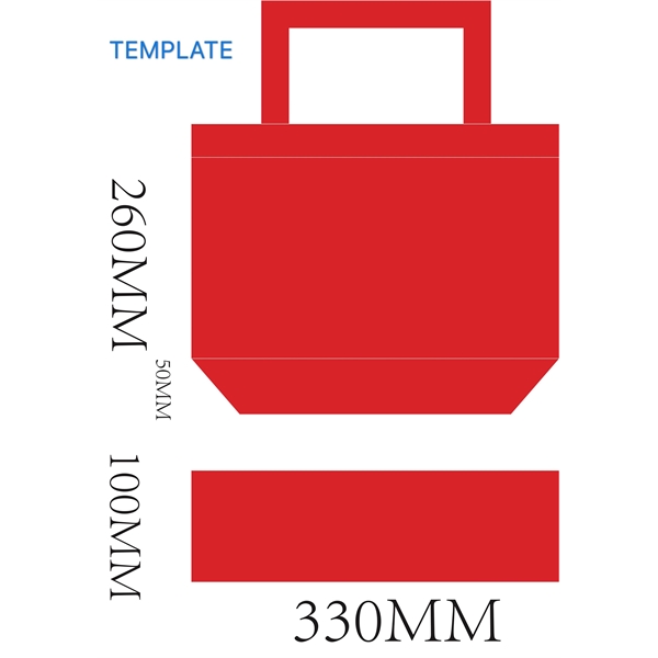 Customize Non-Woven Tote Bag (12 7/8" W x 10 1/4" H x 4" D) - Image 16