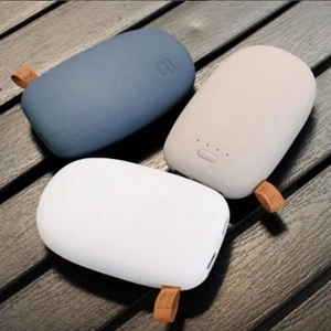 Dual USB Stone Shape Battery Charger/Power Bank