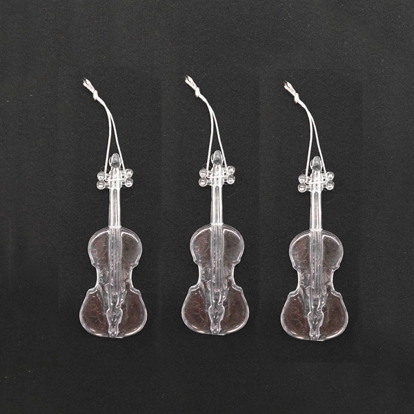 Acrylic Violin for Christmas Tree Ornament