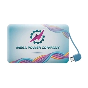 Custom Full Color Portable Business Card Power Bank